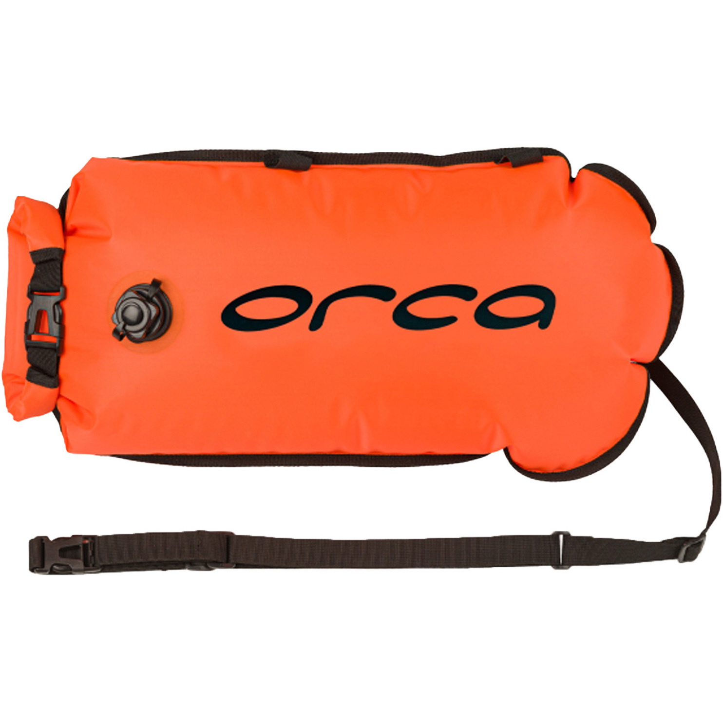2025 Orca Open Water Swim Safety Buoy Med Lomme MA410054 - Hi-Vis Orange